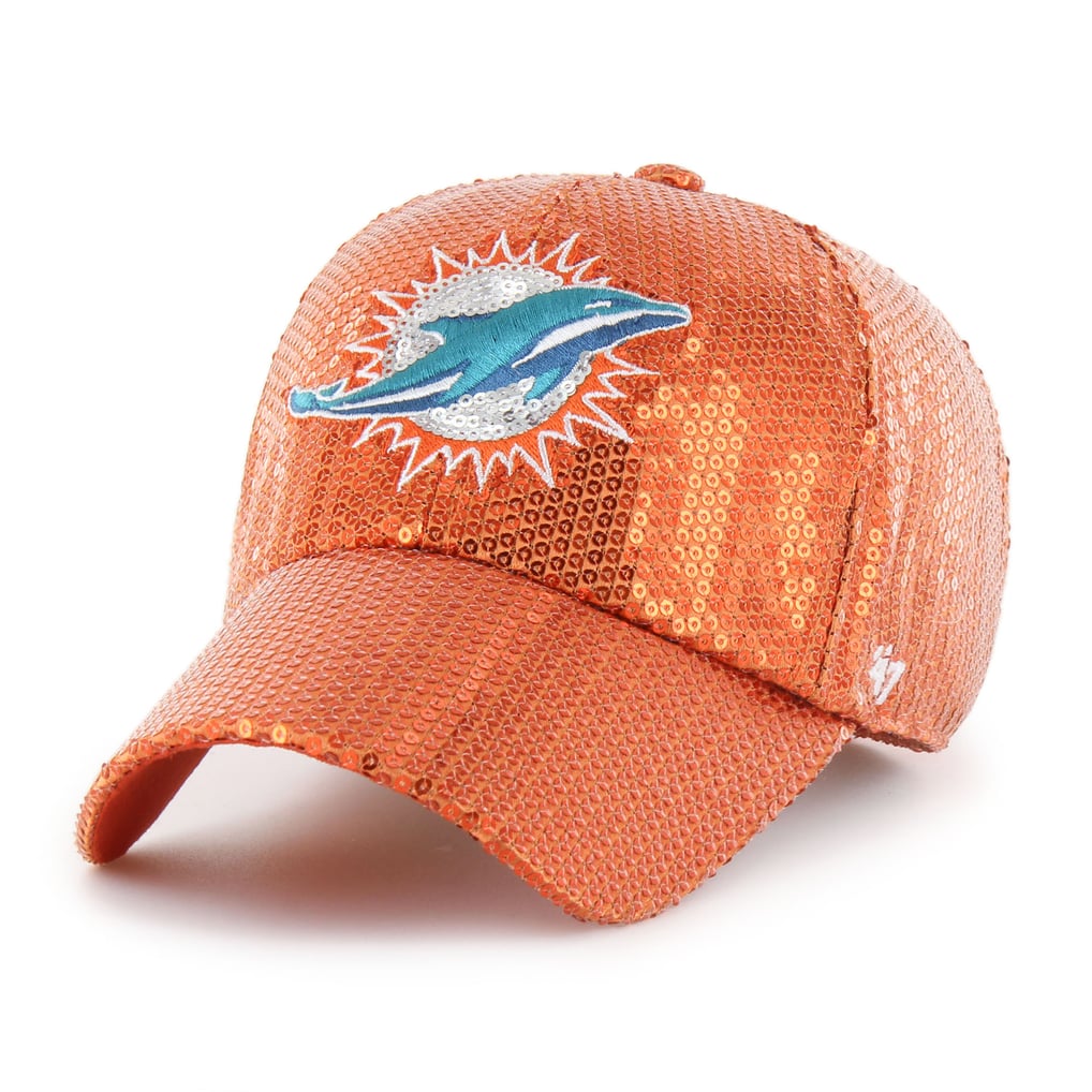  Miami Dolphins '47 Women's Dazzle Clean Up Adjustable Hat - Orange